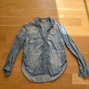 Cloth & Stone Light Blue Denim Shirt